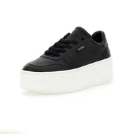 Sneakersy damskie - Damskie Sneakersy GUESS LIFET FL6LIFLEA12-BLACK – Czarny - miniaturka - grafika 1