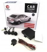 Czujniki parkowania - Czujniki Parkowania Cofania 4x sensory złącza Serwisowe buzzer - miniaturka - grafika 1
