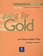 Książki do nauki języka angielskiego - Going for Gold Pre-Intermediate Plus Language Maximiser with Key & CD - miniaturka - grafika 1