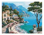 Malowanie po numerach - Obraz malowanie po numerach 40x50cm Włoskie Wakacje Astra - miniaturka - grafika 1