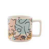 Kubki - Kubek PORCELANOWY SARINA ZDOBIONY 0,4 l HOMLA - miniaturka - grafika 1