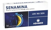 Układ nerwowy - Senamina 12,5 mg - Lek pomagający w zasypianiu,14 tabletek - >>> DARMOWA od 99zł <<<- - miniaturka - grafika 1