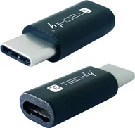 Adaptery i przejściówki - Adapter USB Techly TECHLY Adapter USB-C M auf Micro USB F 480Mbps - miniaturka - grafika 1