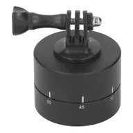 Akcesoria do kamer sportowych - Podstawa do panoramowania kamery, stabilizator poklatkowy z adapterem, stabilizator poklatkowy na statywie, podstawa do panoramowania kamery sportowej, mocowanie stabilizatora poklatkowego, podstawa obrotowa kamery 360 stopni - miniaturka - grafika 1