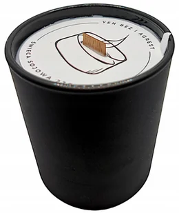 Świeca Sojowa ręcznie wykonana handmade czarny matt 230 ml Yen Bez i Agrest - Świece - miniaturka - grafika 1