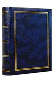 Albumy fotograficzne - ALBUM szyty na 300 zdjęć 10x15 z opisem CLASSIC granatowy - miniaturka - grafika 1