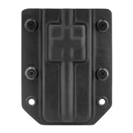 Odzież taktyczna i umundurowanie - DOUBLETAP GEAR - Kieszeń Kydex OWB na stazę CAT7 - With Cross - Czarna - miniaturka - grafika 1