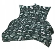Pościel - pościel bawełna lux 160x220 + 2 poszewka B 380 leśna polana zielona - miniaturka - grafika 1