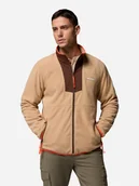 Bluzy męskie - Bluza męska rozpinana streetwear polarowa Columbia Sequoia Grove Fz Fleece 2095891230 M Beżowa (198711133336). Bluzy męskie streetwear - miniaturka - grafika 1