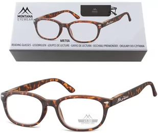 Montana Okulary do Czytania asferyczne BOX70A moc: +1 - Okulary korekcyjne, oprawki, szkła Montana Okulary do Czytania asferyczne BOX70A moc: +1 - Okulary korekcyjne, oprawki, szkła - miniaturka - grafika 1