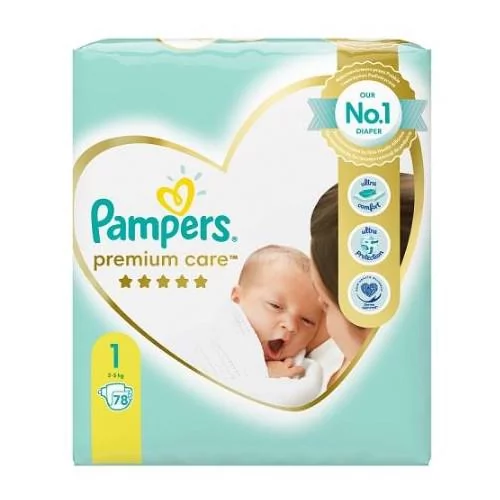 Pampers Premium Care 1 Newborn 78szt. - Ceny i opinie na Skapiec.pl