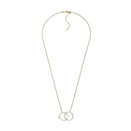 Naszyjniki męskie - Emporio Armani Męski Naszyjnik z wisiorkiem ze stali nierdzewnej dwukolorowy z zapięciem karabińczykowym - miniaturka - grafika 1