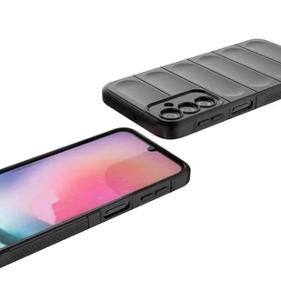 Magic Shield Case etui do Samsung Galaxy A24 4G elastyczny pancerny pokrowiec czerwone - Etui i futerały do telefonów - miniaturka - grafika 6