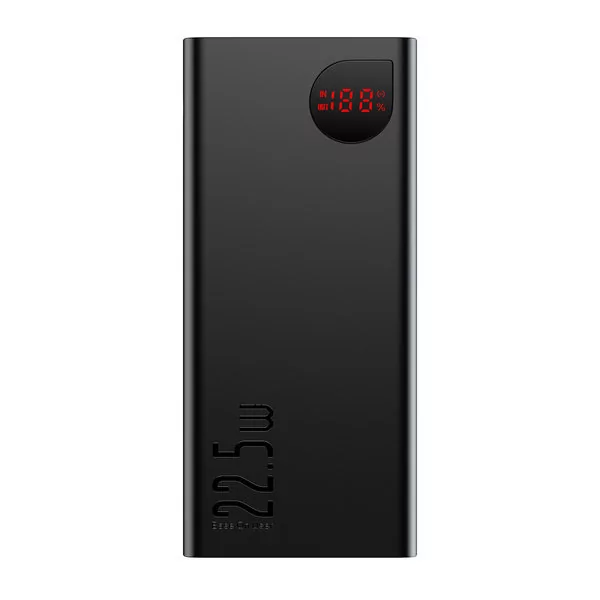 Baseus Adaman power bank 20000mAh 22,5W 2x USB / USB Typ C Power Delivery Quick Charge czarny (PPAD000101) hurtel-77200-0