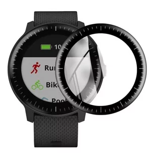 Szkło Hybrydowe Full Glue 5D Do Garmin Vivoactive 3 Czarny - Akcesoria do smartwatchy - miniaturka - grafika 1