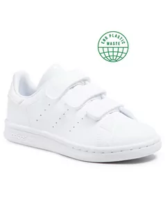 Buty dla dziewczynek - Adidas Buty Stan Smith Cf C FX7535 Biały - grafika 1