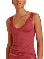 Koszulki i topy damskie - CALIDA Damski top z modalu, Pomegranate Red, 44-46 - miniaturka - grafika 1