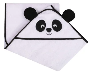 UVIE Okrycie kąpielowe Panda 100x100 cm białe - Okrycia kąpielowe dla dzieci UVIE Okrycie kąpielowe Panda 100x100 cm białe - Okrycia kąpielowe dla dzieci - miniaturka - grafika 1