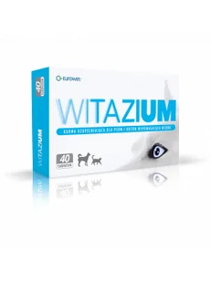 Eurowet Witazium Tabletki Wspomagające Wzrok Dla Psów i Kotów 40 Tabletek - Suplementy i witaminy dla kotów - miniaturka - grafika 1