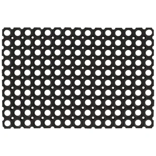 vidaXL Gumowe maty, wycieraczki, 5 szt., 23 mm, 40 x 60 cm - Wycieraczki - miniaturka - grafika 1