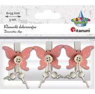 Pozostałe akcesoria dla plastyków - Hasta Ozdoba dekoracyjna Drew Motyle 427622 Pbh Op3szt - miniaturka - grafika 1