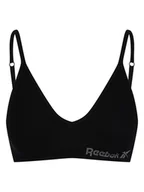Koszulki sportowe damskie - Reebok Biustonosz sportowy "Justine" w kolorze czarnym - miniaturka - grafika 1
