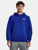 Bluzy męskie - Bluza męska z kapturem kangurka UNDER ARMOUR 1373880-400 Niebieski - miniaturka - grafika 1