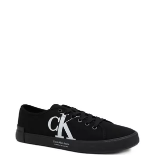 CALVIN KLEIN JEANS Tenisówki VULC LOW OVERSIZED BRAND - Trampki męskie - miniaturka - grafika 1