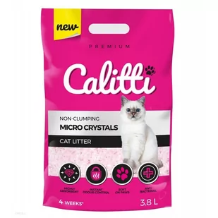 CALITTI Crystak - żwirek silikonowy 3,8l - Żwirek dla kotów - miniaturka - grafika 1