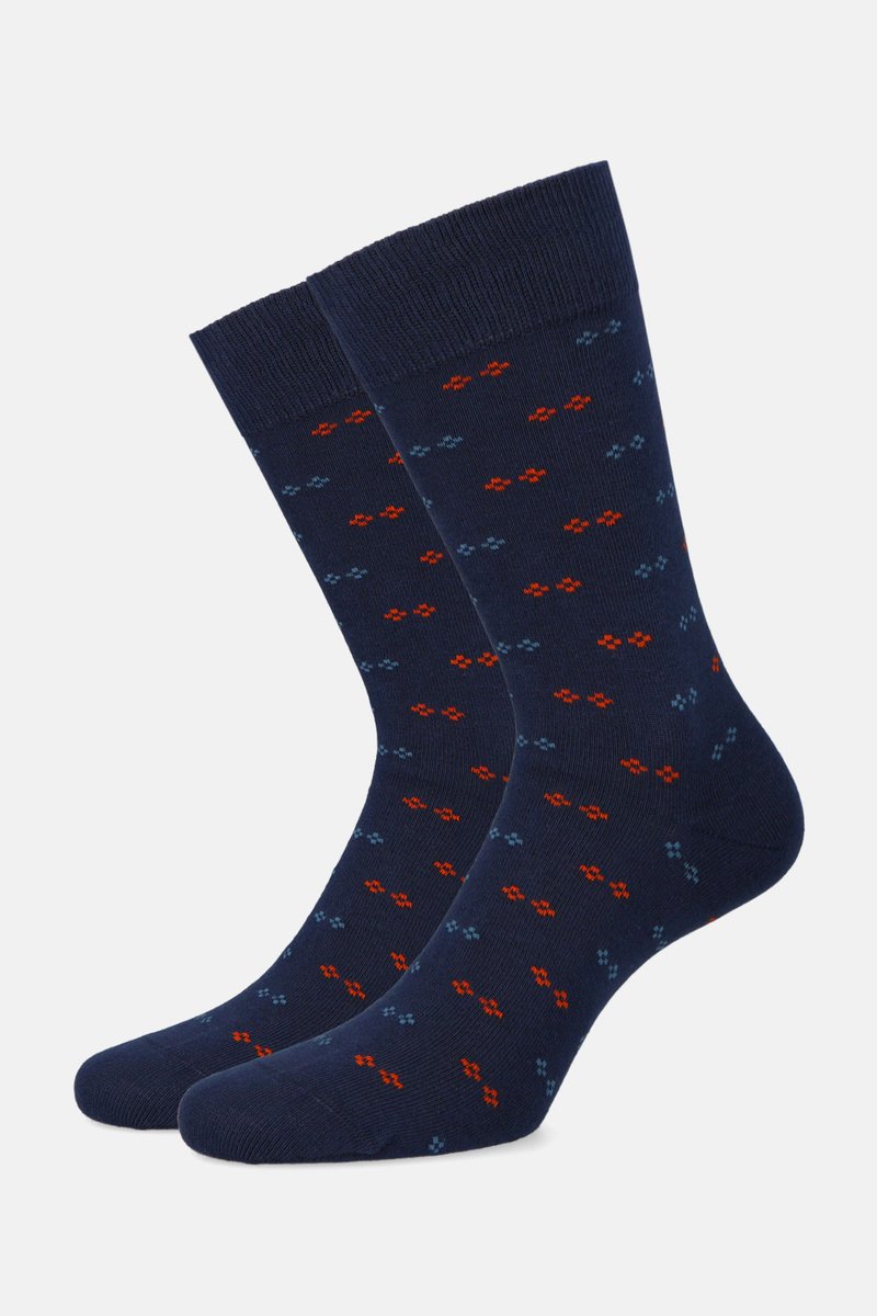 Skarpety Granatowe w Mikrowzór