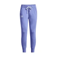 Spodnie sportowe damskie - Damskie Spodnie UNDER ARMOUR RIVAL FLEECE JOGGERS 1356416-495 – Niebieski - miniaturka - grafika 1