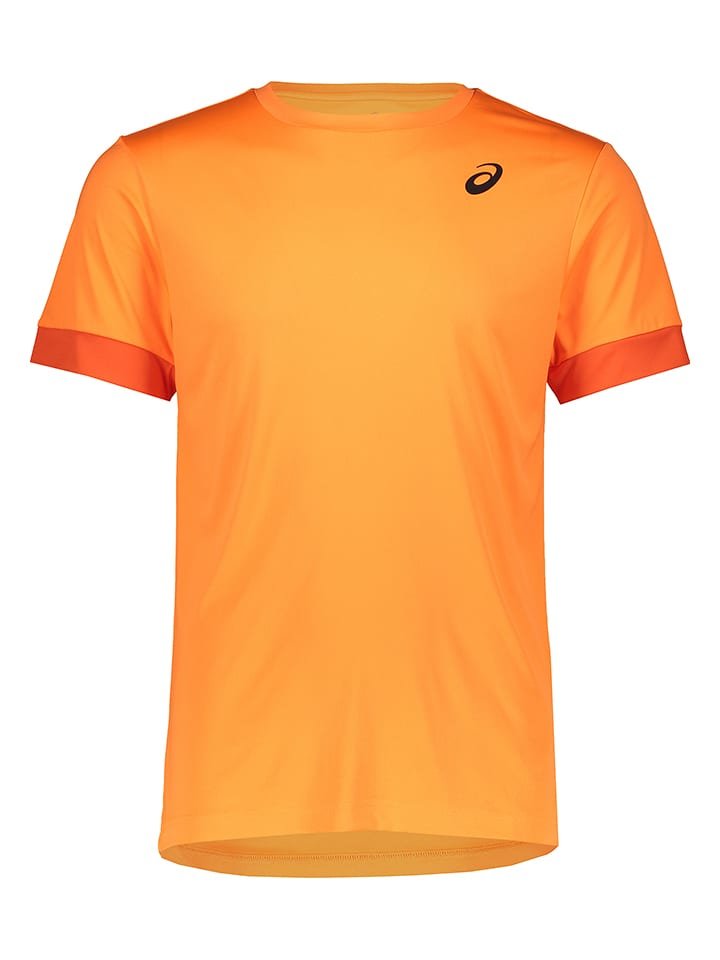 asics Koszulka funkcyjna w kolorze pomarańczowym