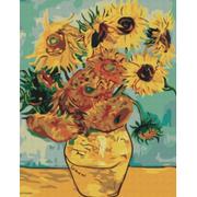 Malowanie po numerach - Obraz Malowanie po numerach - Słoneczniki Van Gogha - miniaturka - grafika 1