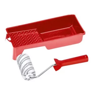 Zestaw rolka srebrny pasek 12 cm C30 kuweta - Pozostałe akcesoria malarskie - miniaturka - grafika 1