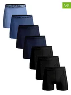 Majtki męskie - Muchachomalo Bokserki (7 par) w kolorze czarnym i niebieskim - miniaturka - grafika 1