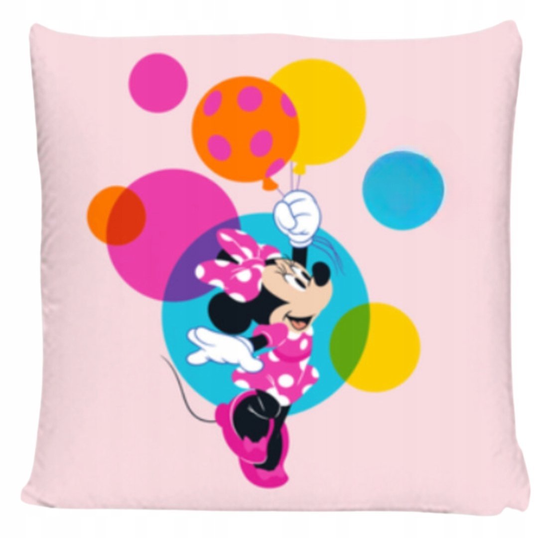 Poduszka Minnie Mouse Disney Licencyjna Różowa Dekoracyjna dla Dziecka