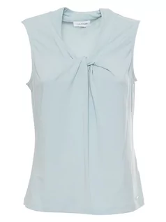 Bluzki damskie - Calvin Klein Top w kolorze błękitnym - grafika 1