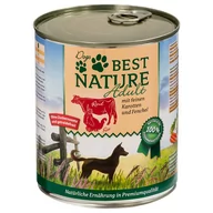 Mokra karma dla psów - Best Nature Dog Adult, 6 x 800 g - Indyk, wołowina i marchew - miniaturka - grafika 1