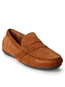 Mokasyny męskie - Polo Ralph Lauren Mokasyny Reynold 803893741003 Brązowy - miniaturka - grafika 1