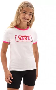 Koszulki dla dziewczynek - Vans LOLA VANS COOL PINK/FCHSIAPRPL t-shirt dziecięcy - L - grafika 1