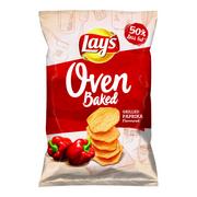 Chipsy - Lays Oven Baked Pieczone formowane chipsy ziemniaczane o smaku grillowanej papryki 125 g - miniaturka - grafika 1