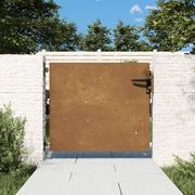 Bramy garażowe - vidaXL Furtka ogrodowa, 85x100 cm, stal kortenowska - miniaturka - grafika 1