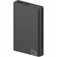 Powerbanki - Mocny Powerbank Podróżny 2w1 10000mah 22.5w Usb Usb-a + Usb-c Type-c Proove / Pbf122120001 / Hyper Flux Plus / Czarny - miniaturka - grafika 1