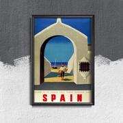Plakaty - Retro plakat Hiszpania - miniaturka - grafika 1