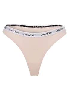 Calvin Klein - Stringi damskie, różowy - Majtki damskie - miniaturka - grafika 1