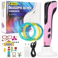 Drukarki 3D - DRUKARKA DŁUGOPIS 3D PEN 3G 9M WKŁAD + SZABLONY - miniaturka - grafika 1