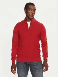 Pierre Cardin Sweter C5 51012.5065 Czerwony Regular Fit - Swetry męskie - miniaturka - grafika 1