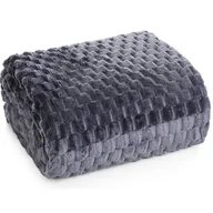 Koce - Koc 130 x 160 Flanelowy Design Cindy6 Stal - miniaturka - grafika 1