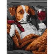 Malowanie po numerach - Ideyka Malowanie po numerach- Puszysty degustator 30x40cm - miniaturka - grafika 1