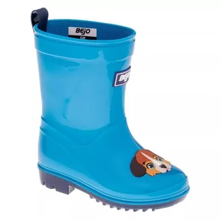 Buty dla dziewczynek - Kalosze Bejo Cosy Wellies Kids Jr 92800481266 niebieskie - grafika 1